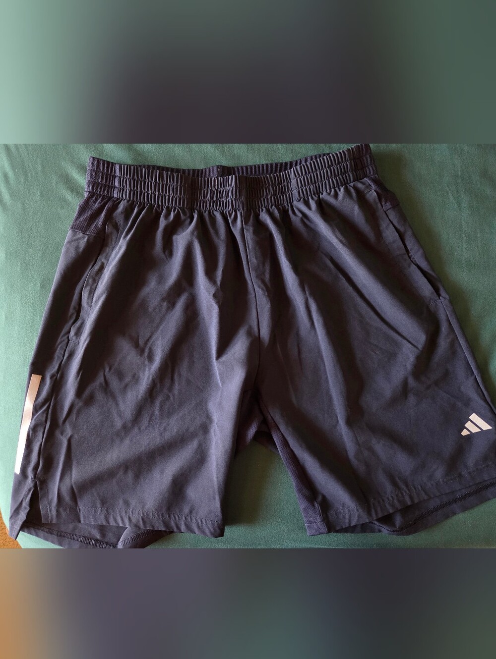 Adidas Boys Athletic Shorts Navy Blue Size XL (15-16Y) Performance Gym